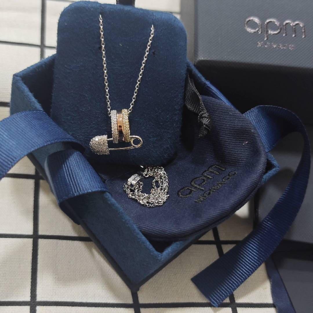 apm Monaco リングモチーフ ネックレス.s925.