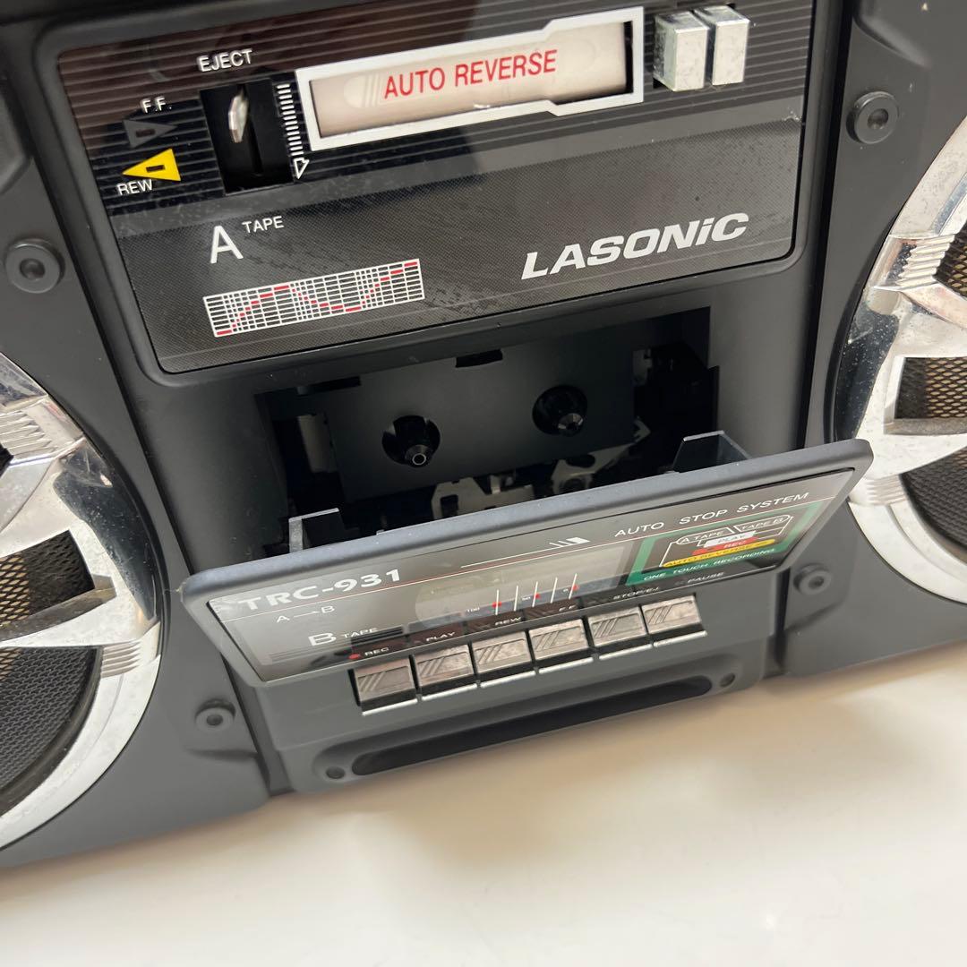 【けーじ@】LASONICラジオ カセットテープ プレーヤーTRC-931