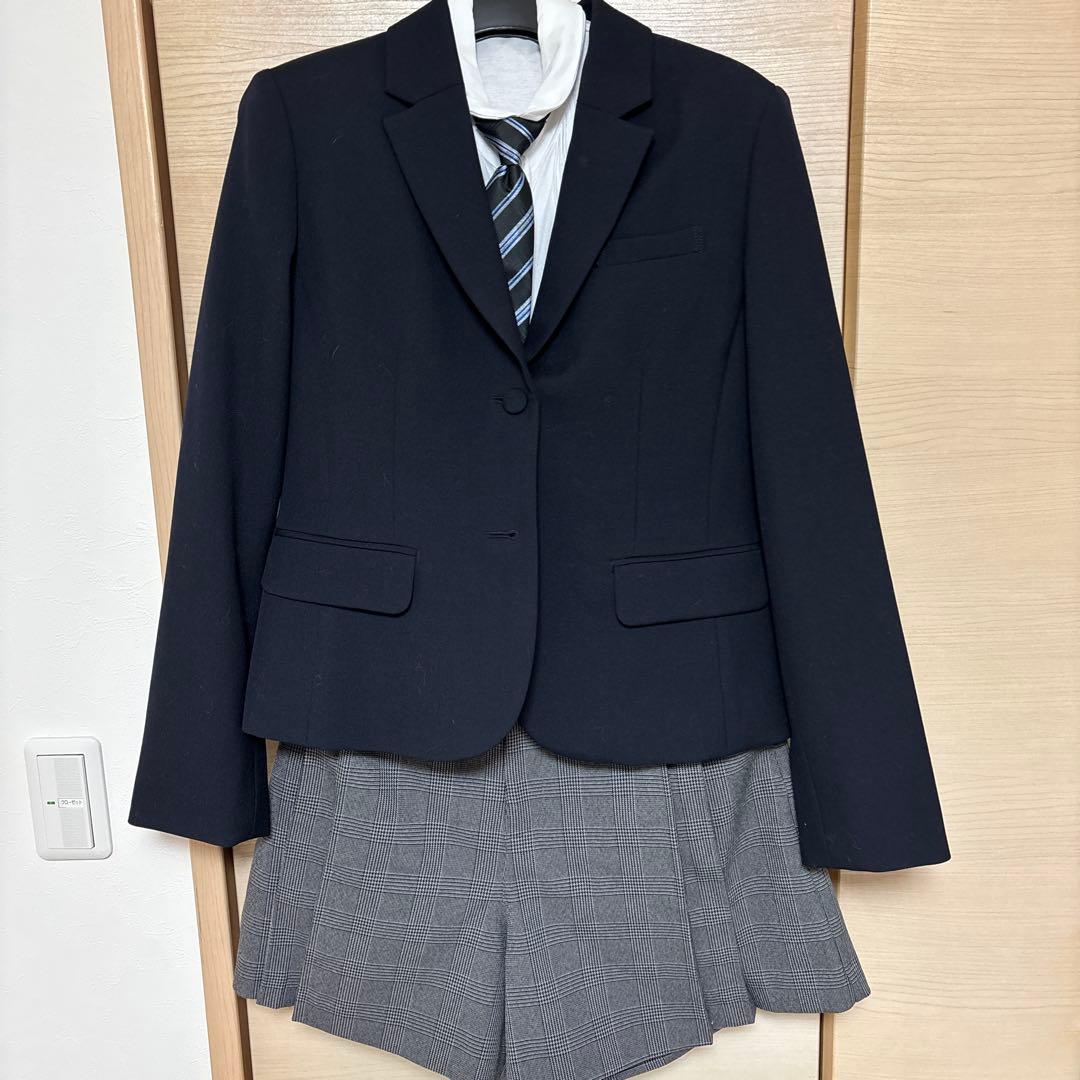 卒業式　セレモニー　キュロット紺色スーツ 値下げ可能商品（即購入に限ります）