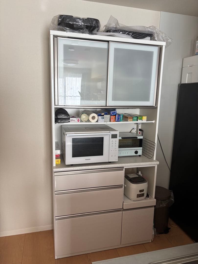 ニトリ　キッチンボード (アルミナ2 100KB WH)