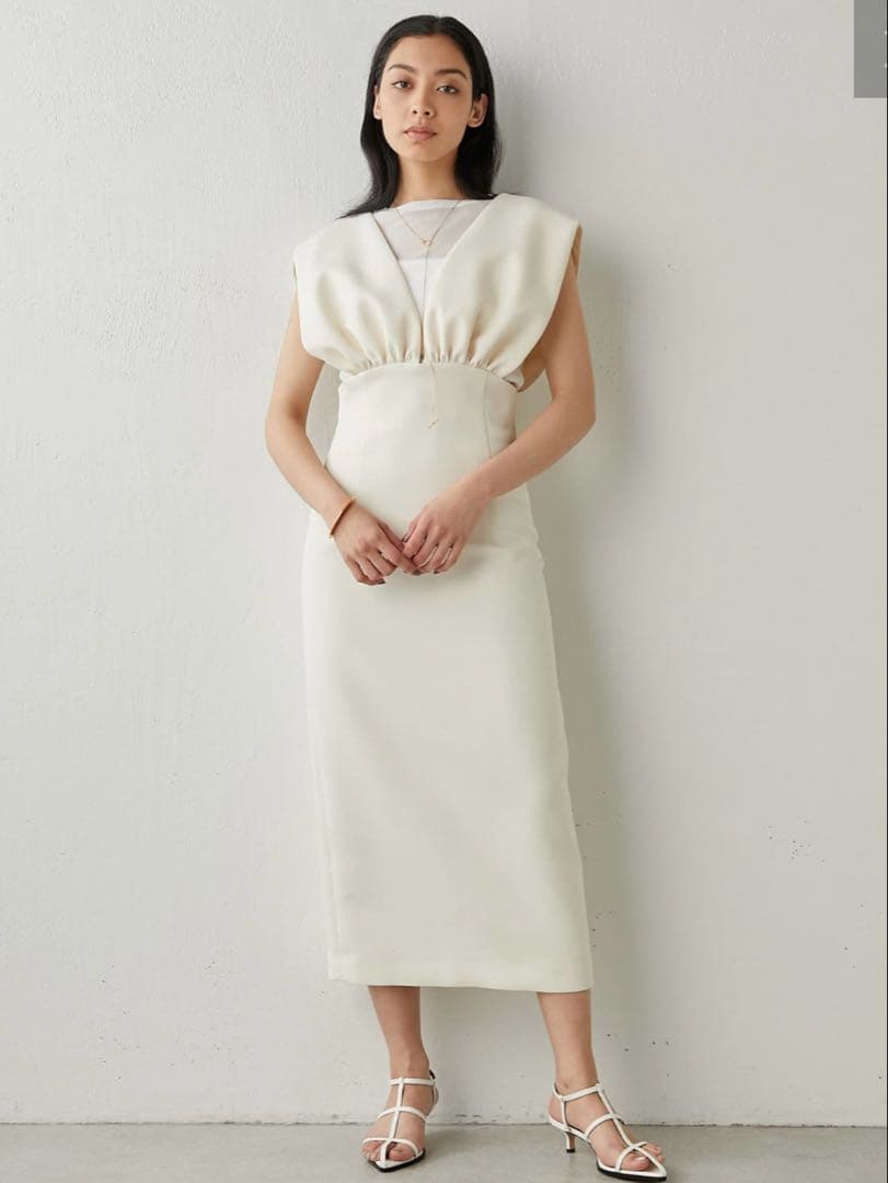 【売約済】Whim Gazette Vジャンスカワンピース 38