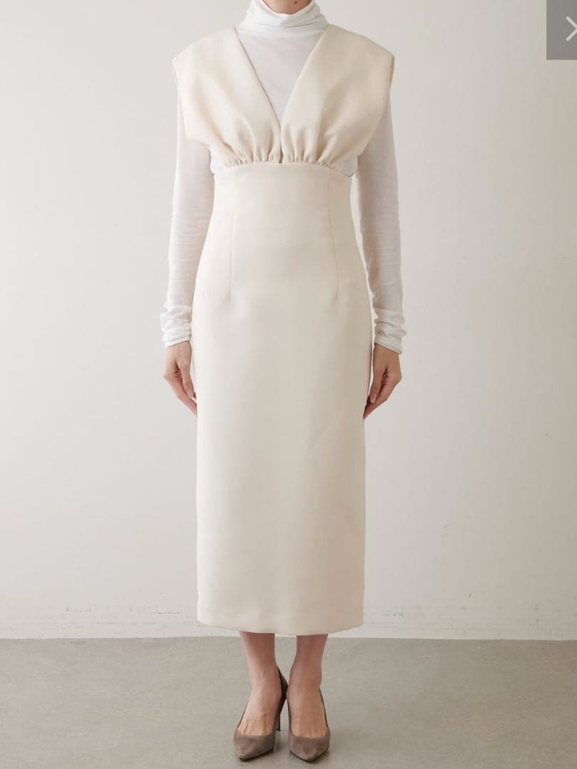 【売約済】Whim Gazette Vジャンスカワンピース 38