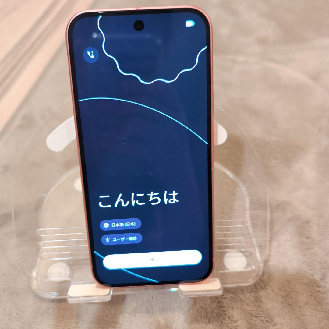 美品！電池残量100％ Google Pixel9 本体 ピオニー ケース付き