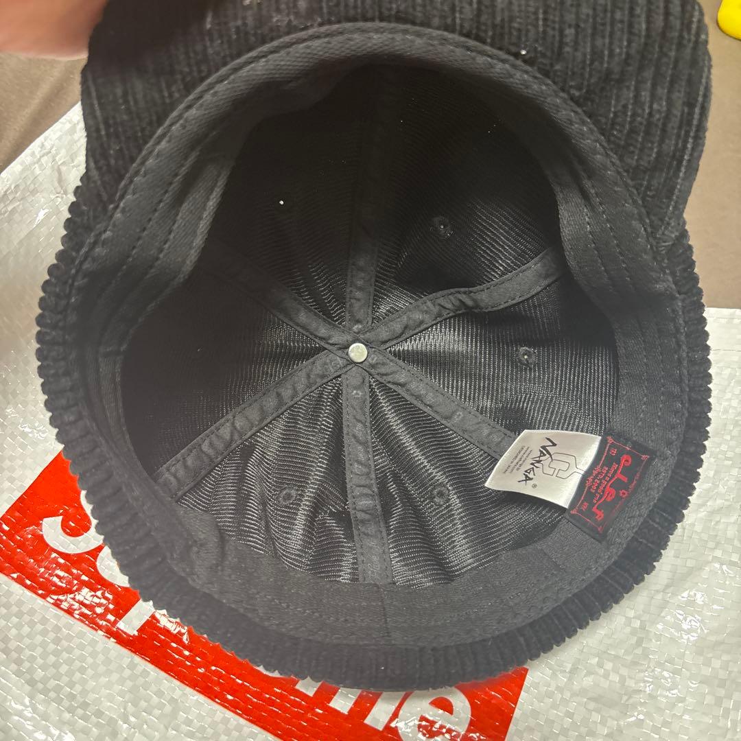 ナンガ　キャップ　コーデュロイ　黒