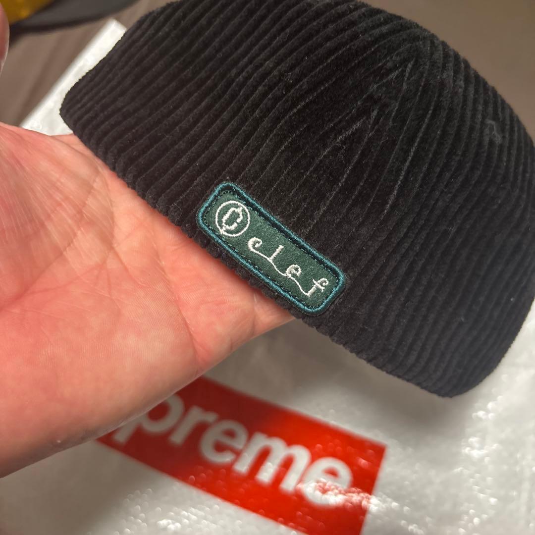 ナンガ　キャップ　コーデュロイ　黒