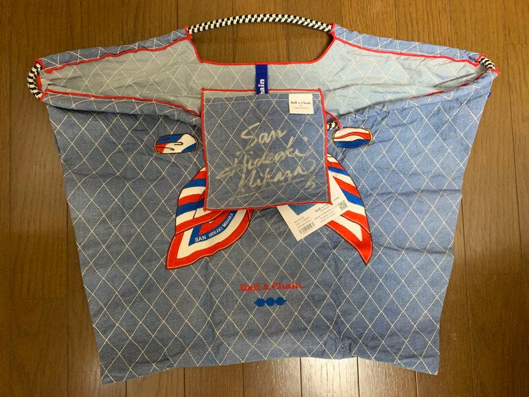 【正規品・新品】ボールアンドチェーン 表参道店限定 デニム Ｌ★サイン入り