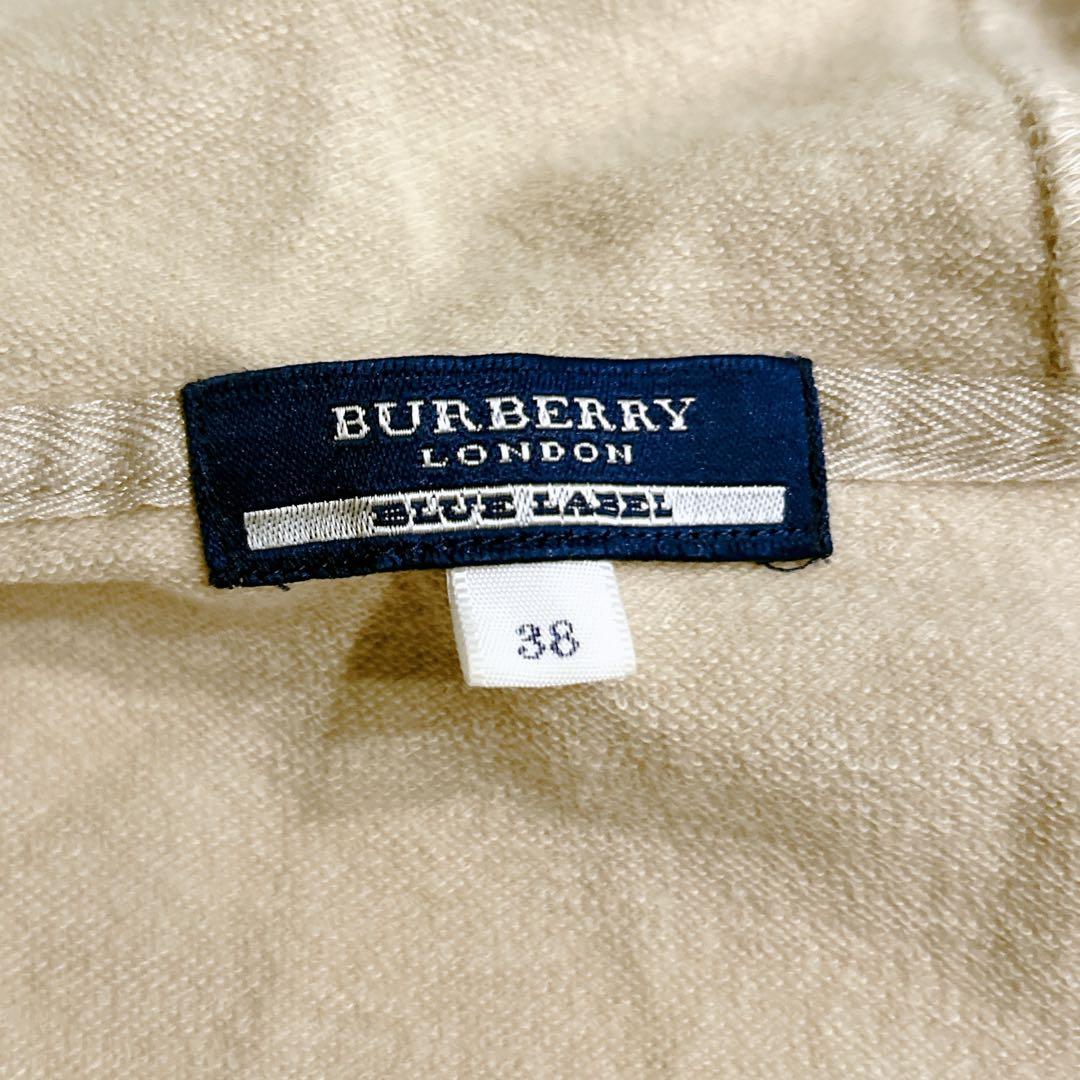 希少✨バーバリーブルーレーベル　ノバチェック　ジップアップ　パーカー