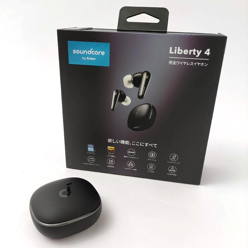 Anker Soundcore Liberty 4 ブラック ワイヤレスイヤホン