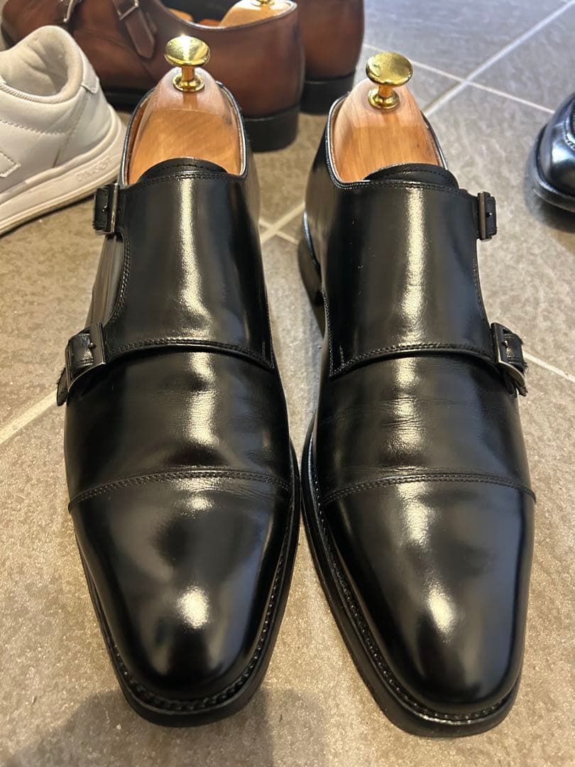 スコッチグレイン　匠　ダブルモンクストラップ ビジネスシューズ 25.5cm