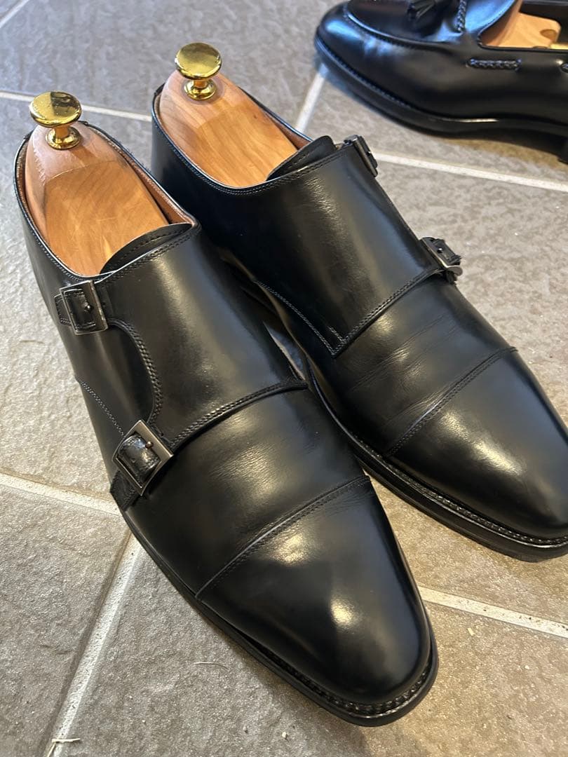 スコッチグレイン　匠　ダブルモンクストラップ ビジネスシューズ 25.5cm