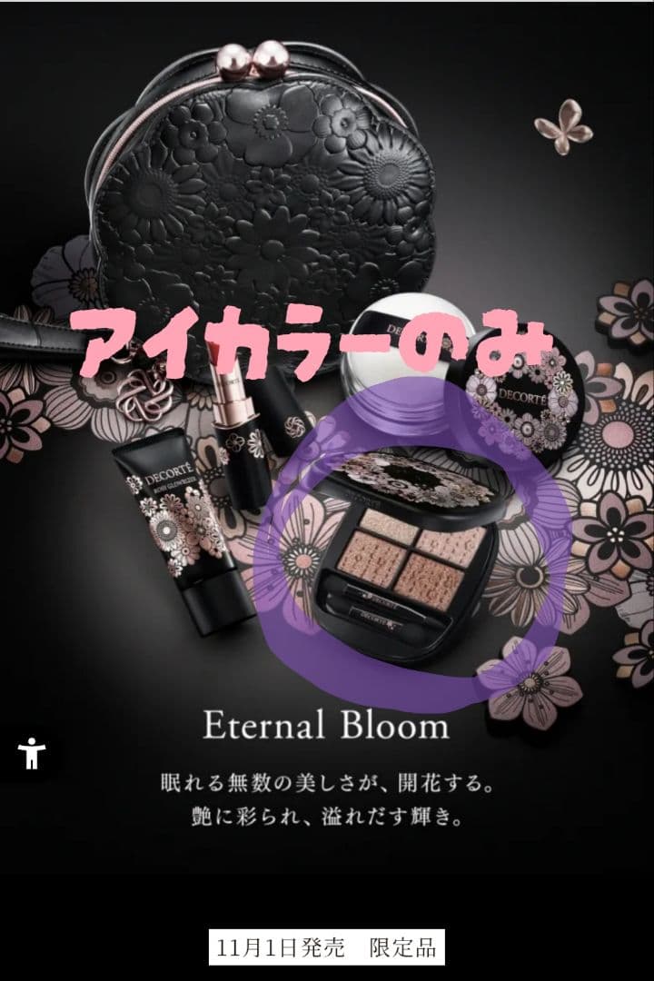 DECORTE　2025　クリスマスコフレ　アイシャドウパレットのみ