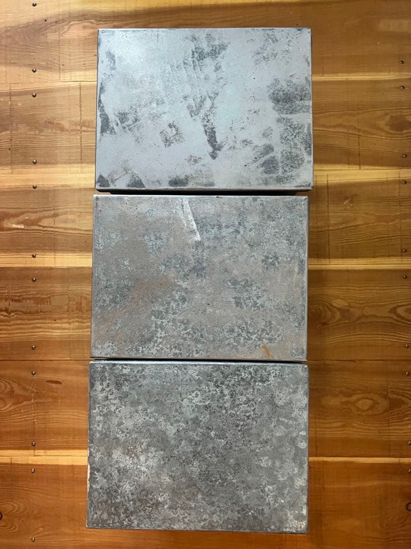 ビンテージ　メタル　コンテナ　ボックス　アンティーク　アメリカ　3個セット