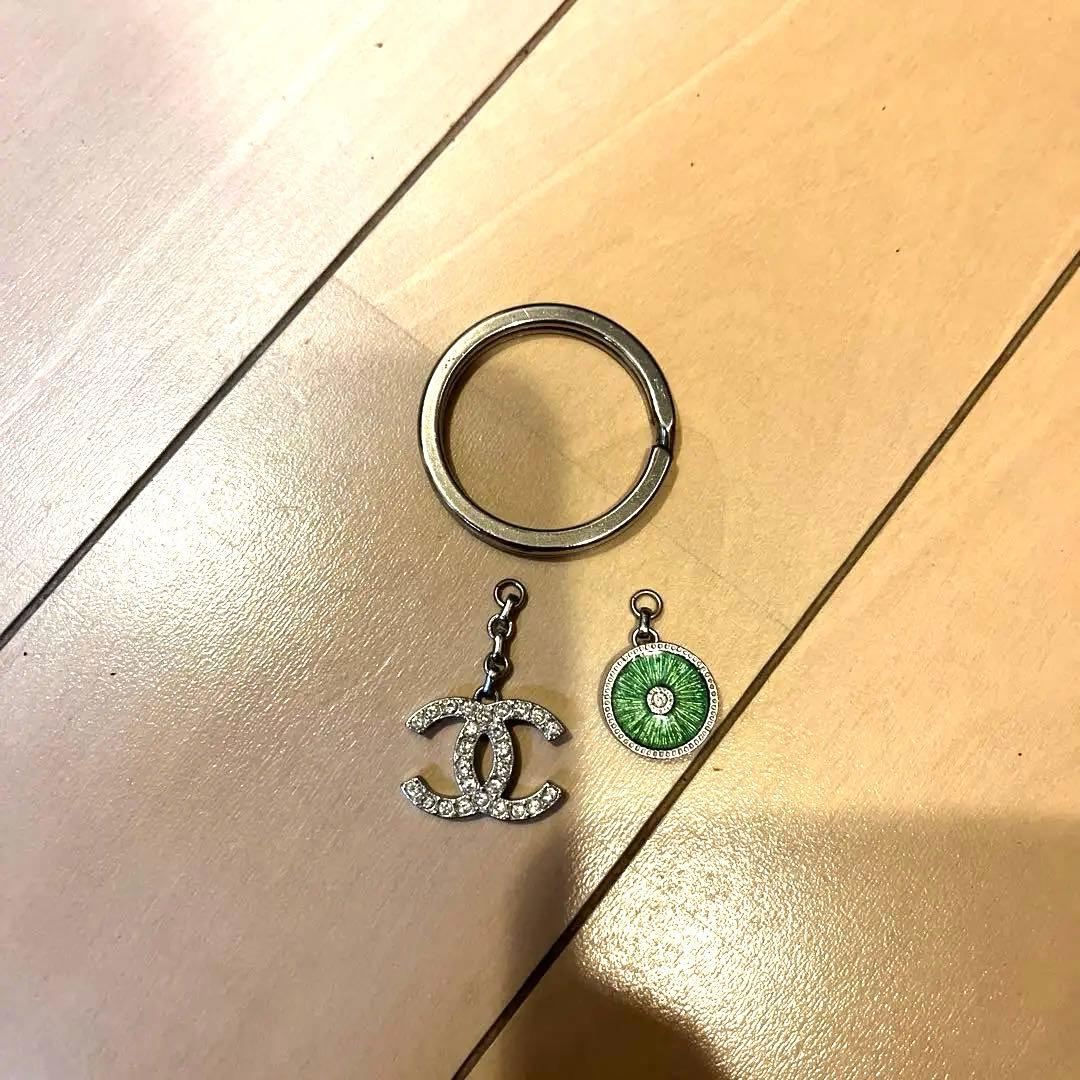 訳あり　正規品　CHANEL パーツ　ココマーク　ストーン