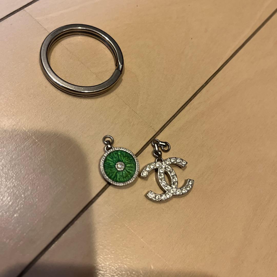 訳あり　正規品　CHANEL パーツ　ココマーク　ストーン