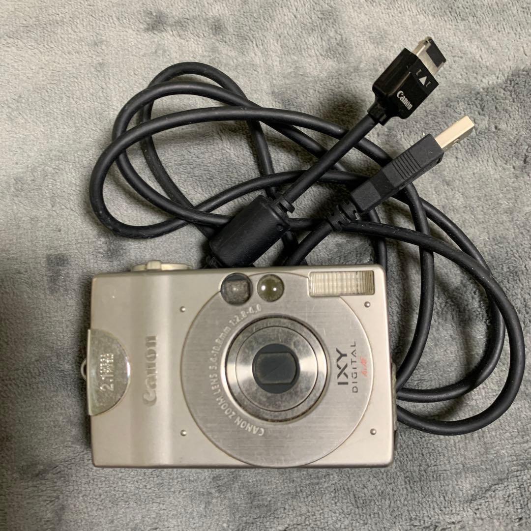 Canon IXY DIGITAL 2.1メガピクセル　ケーブル付き　平成レトロ