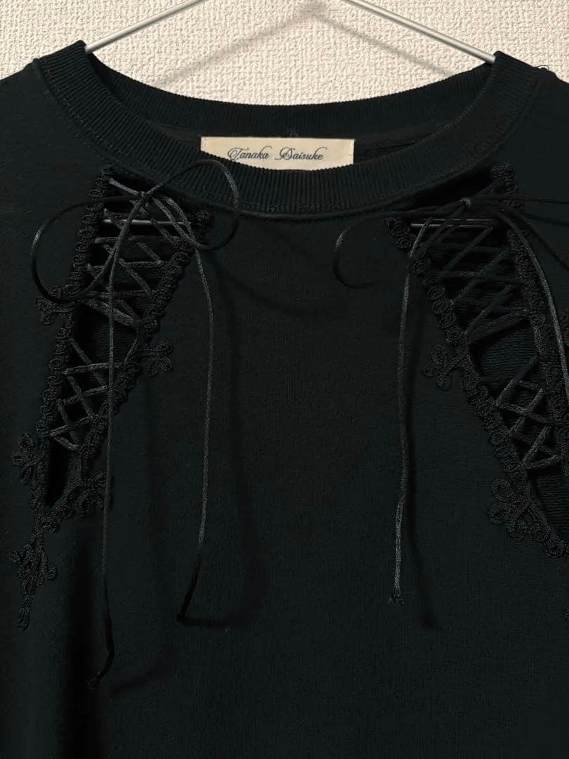 tanakadaisuke×STUDIOUS レースアッププルオーバー黒