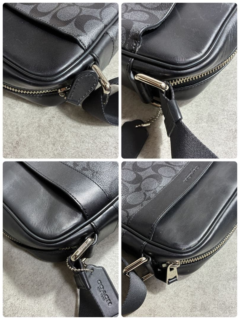 美品✨COACH 54738 フライトバッグ マホガニー シグネチャー