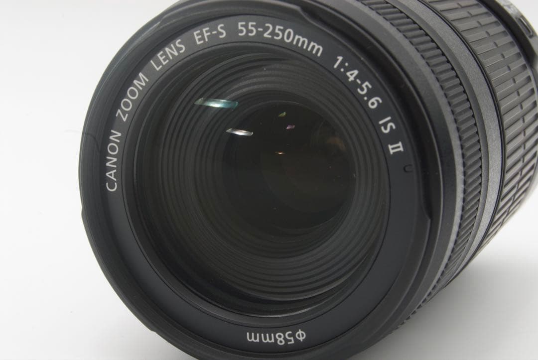 美品❣️Canon EF-S 55-250mm IS Ⅱ 手ぶれ補正　箱付き