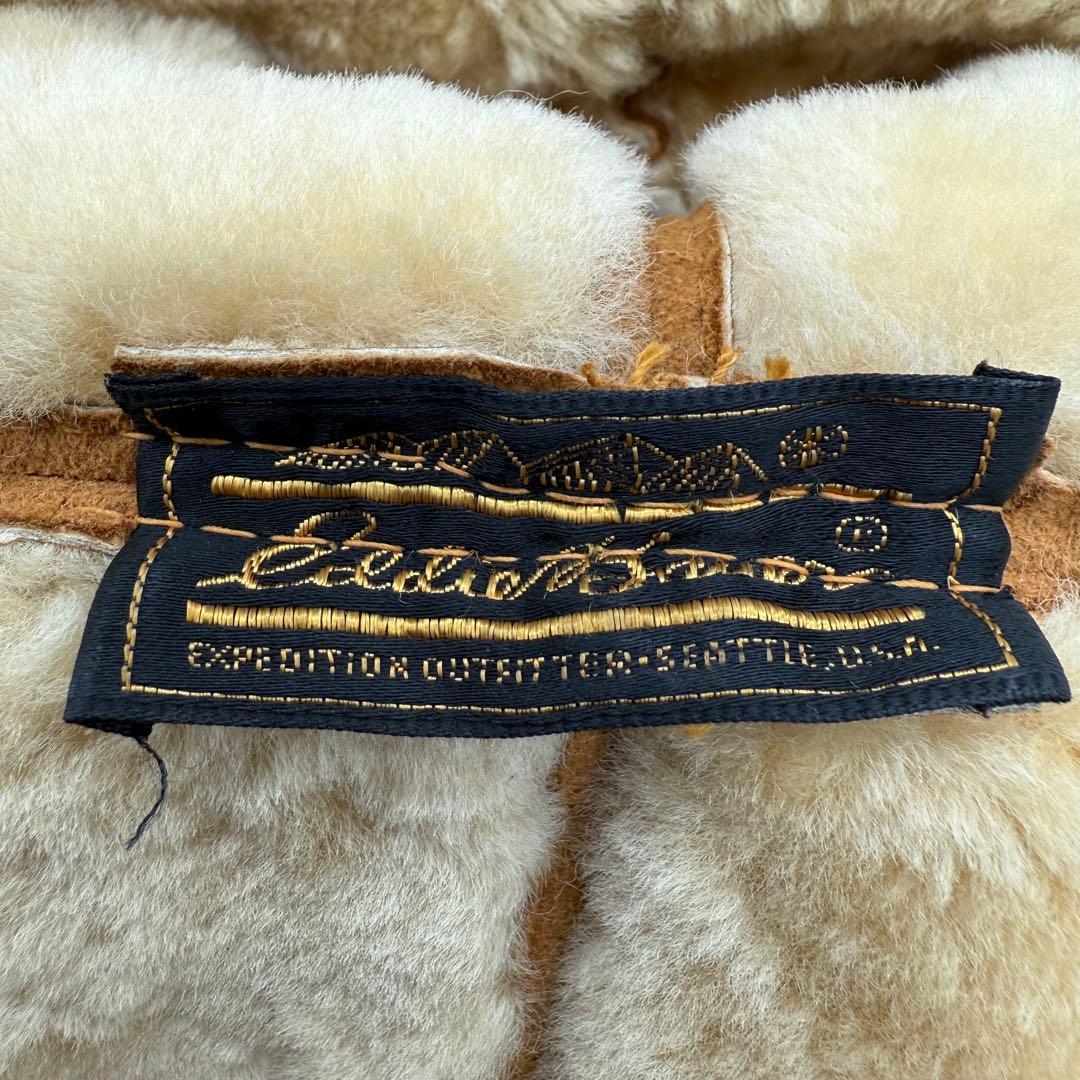 希少 70's 80's Eddie Bauer ムートンハット ピラミッドタグ