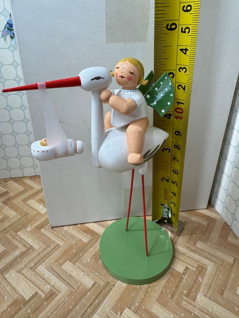 ヴェント & キューン　Wendt & Kuhn 赤ちゃん　コウノトリ　ピンク