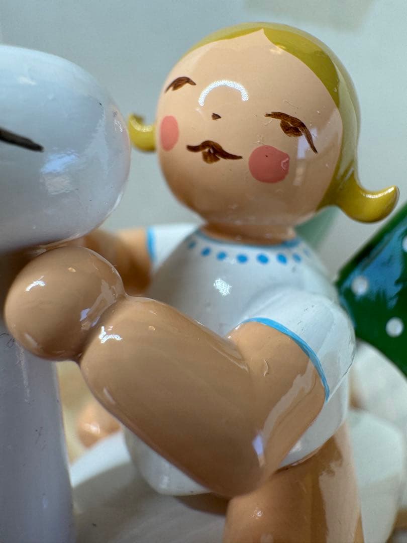 ヴェント & キューン　Wendt & Kuhn 赤ちゃん　コウノトリ　ピンク