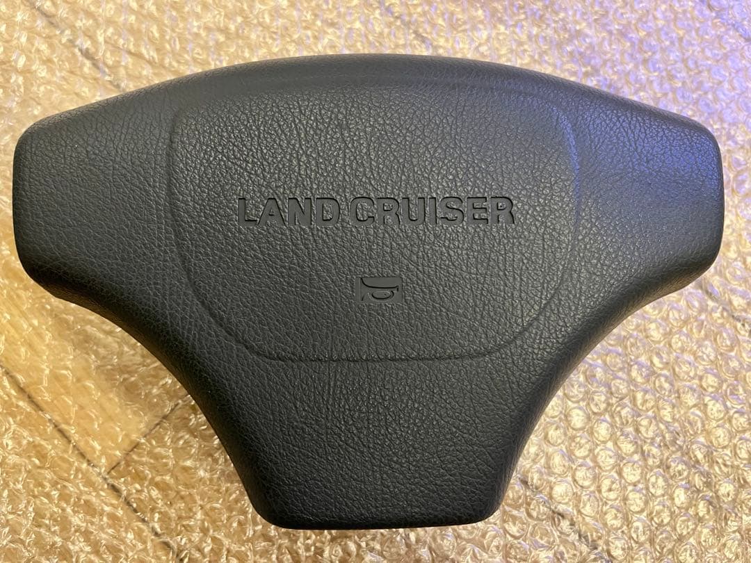 美品 トヨタ ランクル80 純正 ウッドコンビ ステアリング エアバッグなし