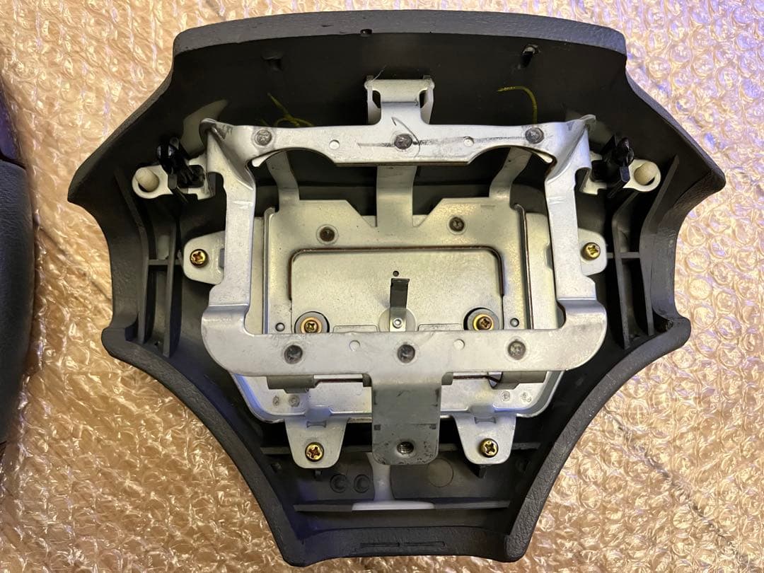 美品 トヨタ ランクル80 純正 ウッドコンビ ステアリング エアバッグなし