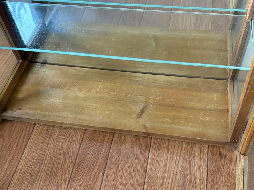 【処分価格10/26迄】ガラスコレクションケースアンティーク古道具ショーケース