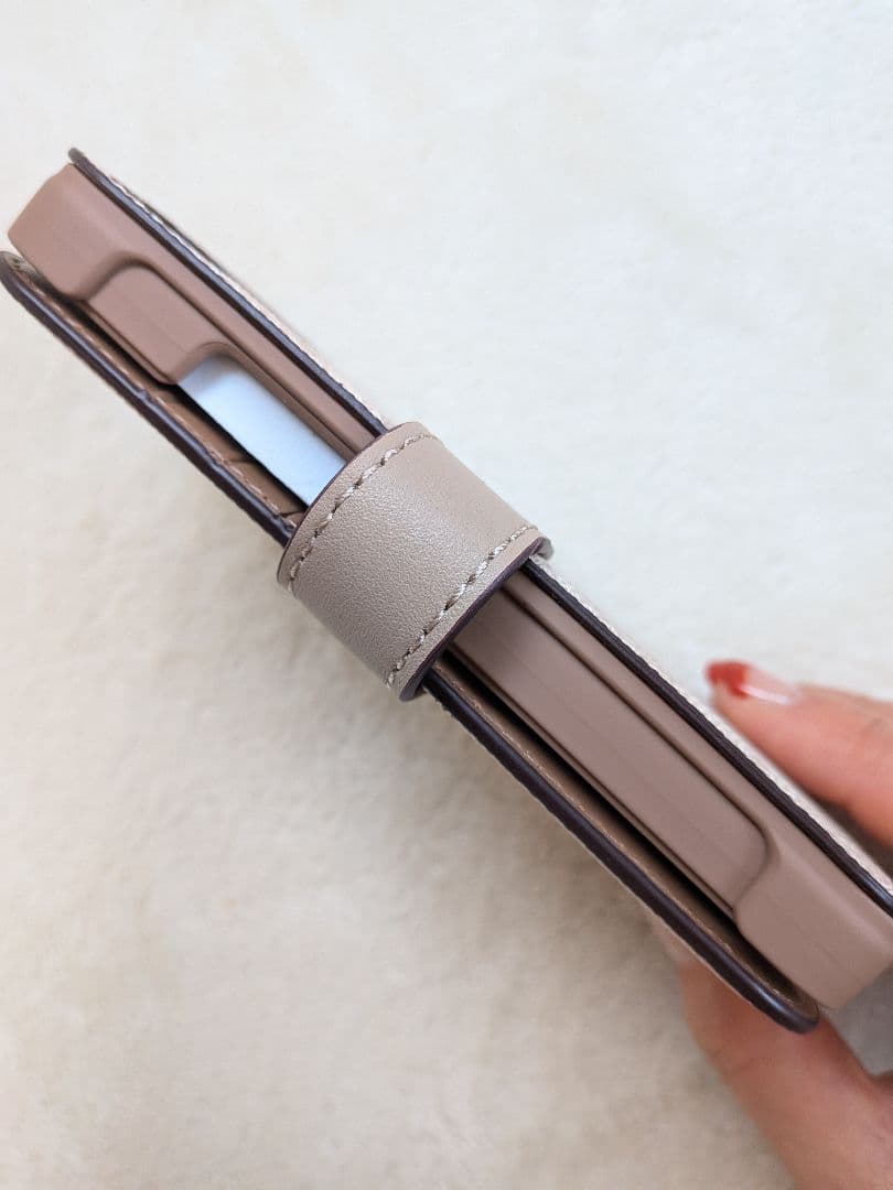 新品　希少色　コーチ　iPhone12mini対応ケース　シグネチャー　即日発送