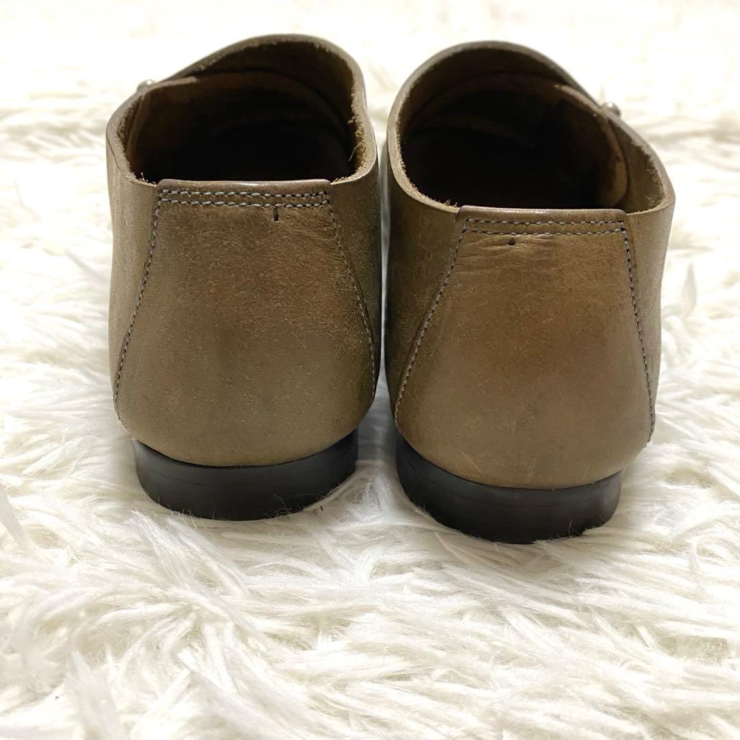 【美品】 shoe&sewn Medoc 38 シューアンドソーン モスグリーン