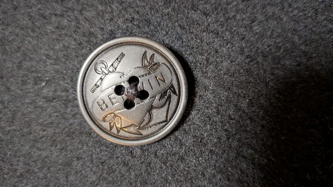 SALE☆BEDWIN メルトン ウール 中綿 ジップ Pコート 総柄 3 L