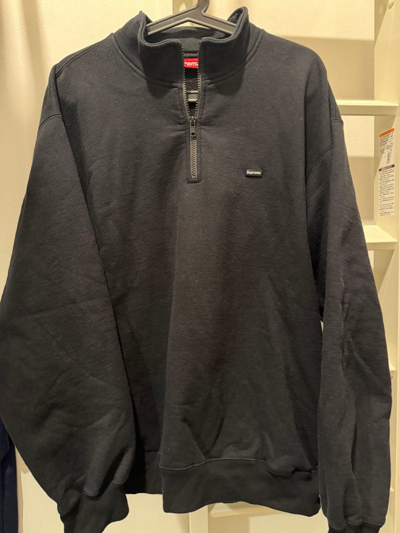 希少　Supreme - Small Box Half Zip Pullover
