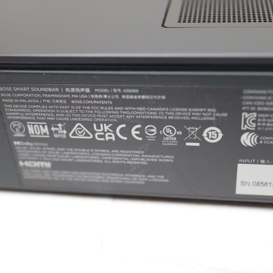 BOSE　SMART　SOUNDBAR　ボーズ　スマート　サウンドバー