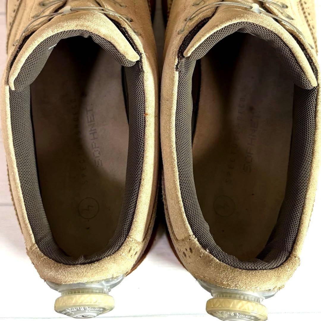 美品■ソフネット スペクタス■ドレスシューズ✨ウィングチップ メダリオン BOA