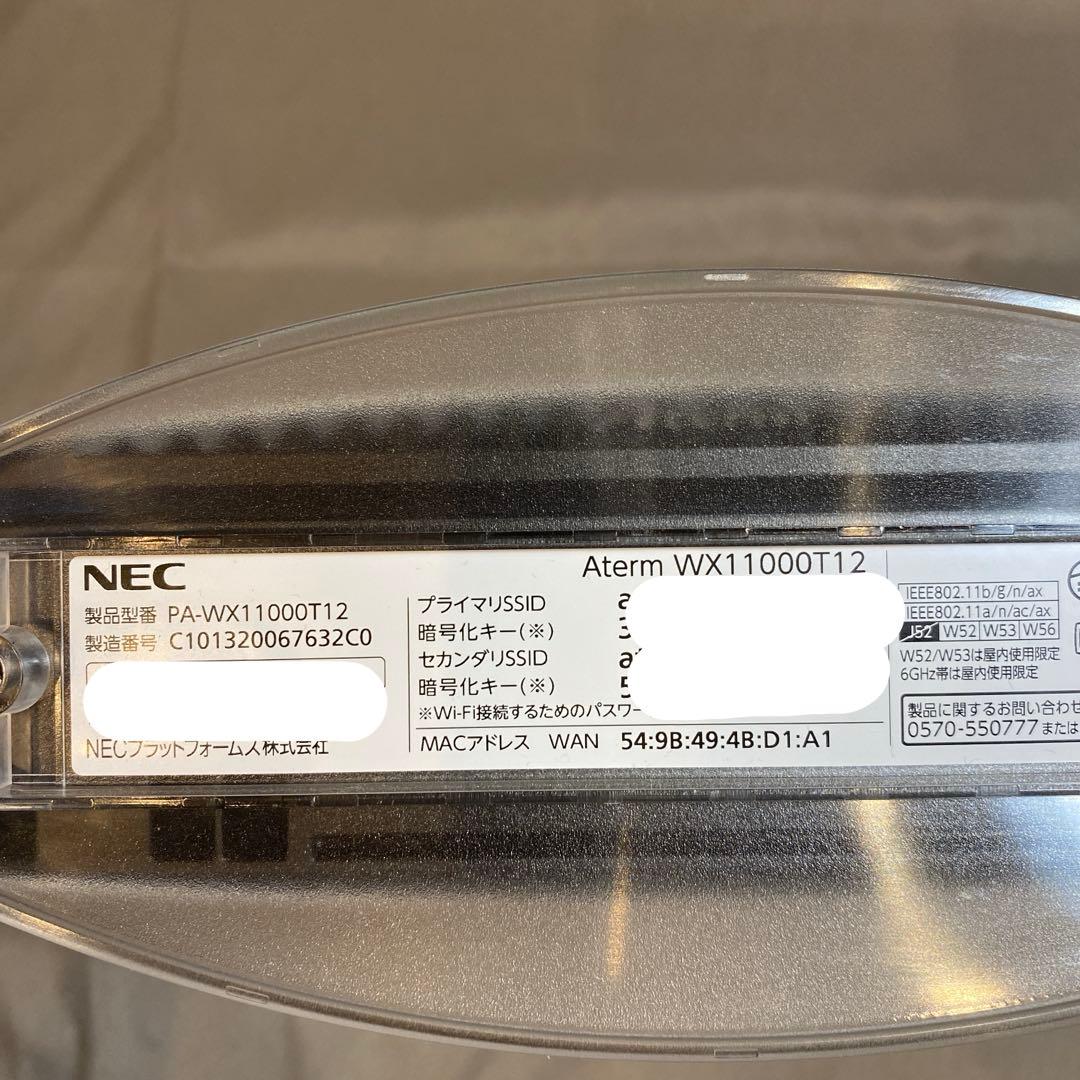 NEC PA-WX11000T12 無線LANルータ