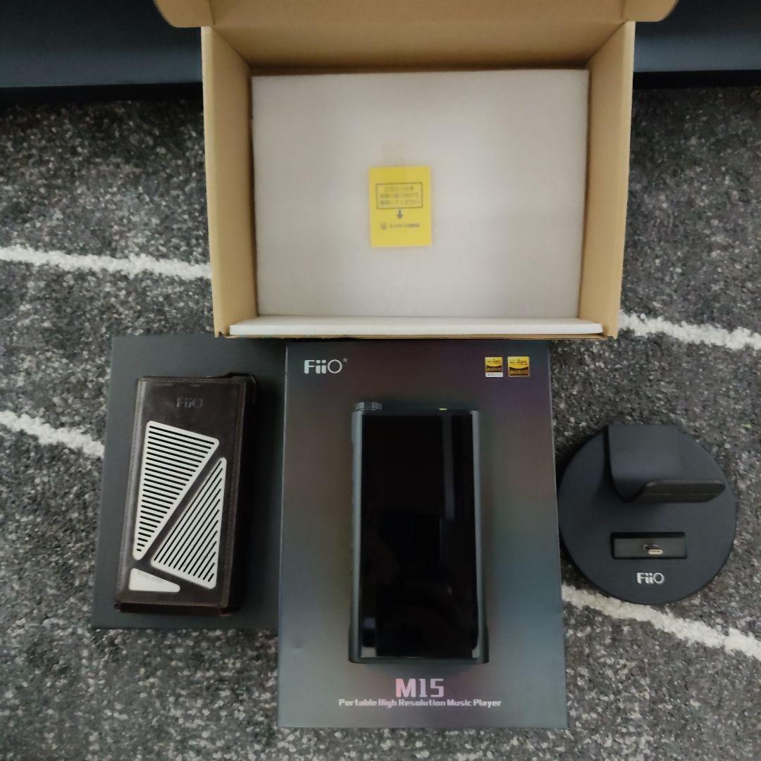 FiiO M15　DAP　革ケース付　付属品完備　アクセサリー豊富