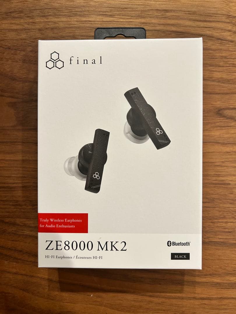 【新品】final ZE8000 MK2 ブラック ワイヤレスイヤホン