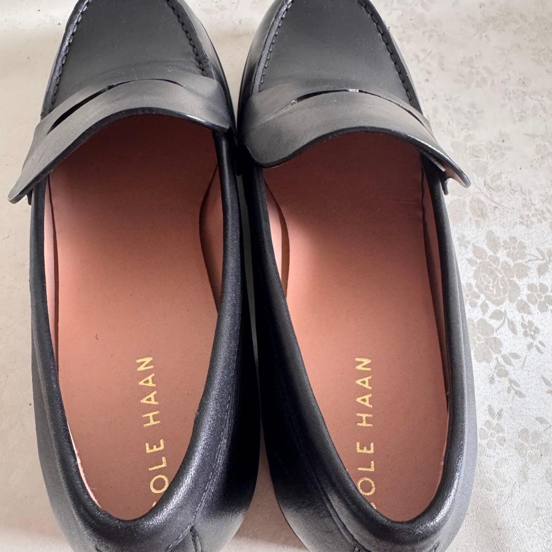 ✨極美品✨コールハーン カメア ラグ スリッポン ローファー 9B 厚底