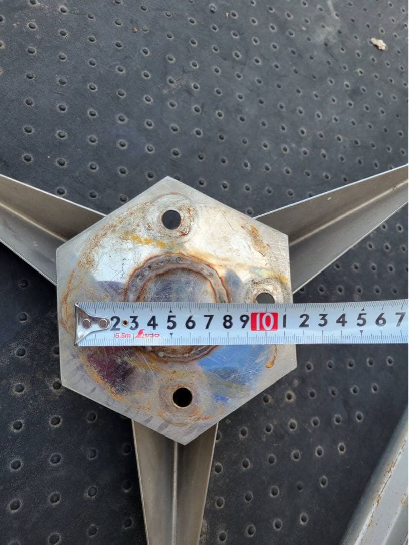 y出品 鏡面ステンレス スピンナー ベンツ型