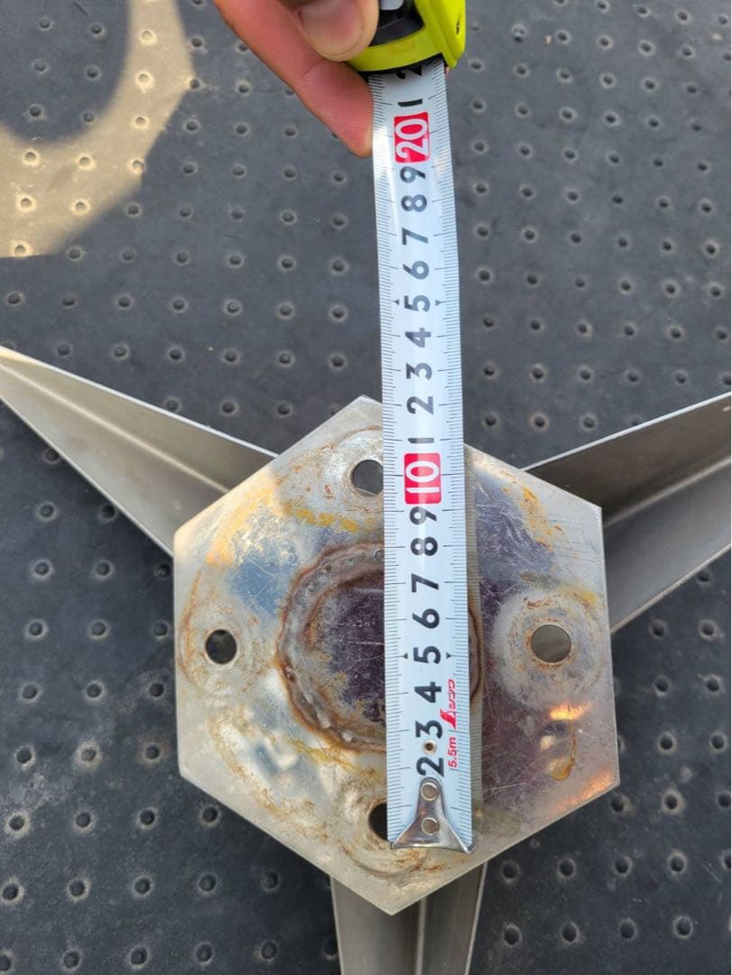 y出品 鏡面ステンレス スピンナー ベンツ型