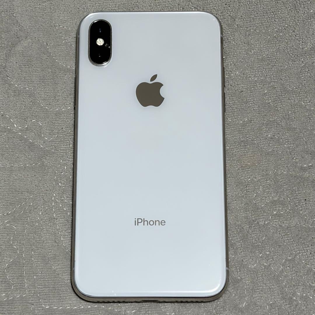 【中古】Apple iPhone X シルバー 64GB