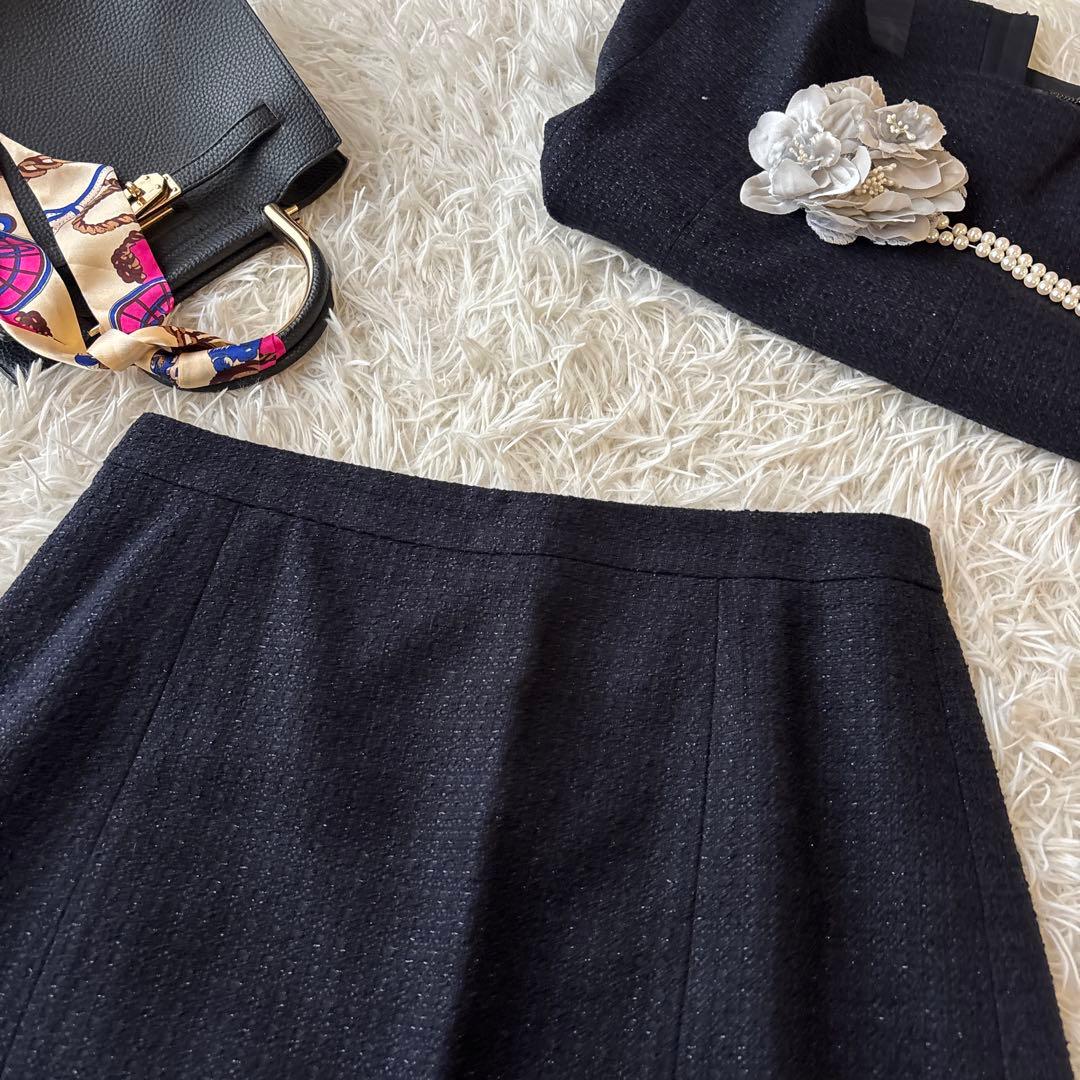 極美品♡美人系♡23区 ツイードジャケット セットアップ4L 卒業式 セレモニー