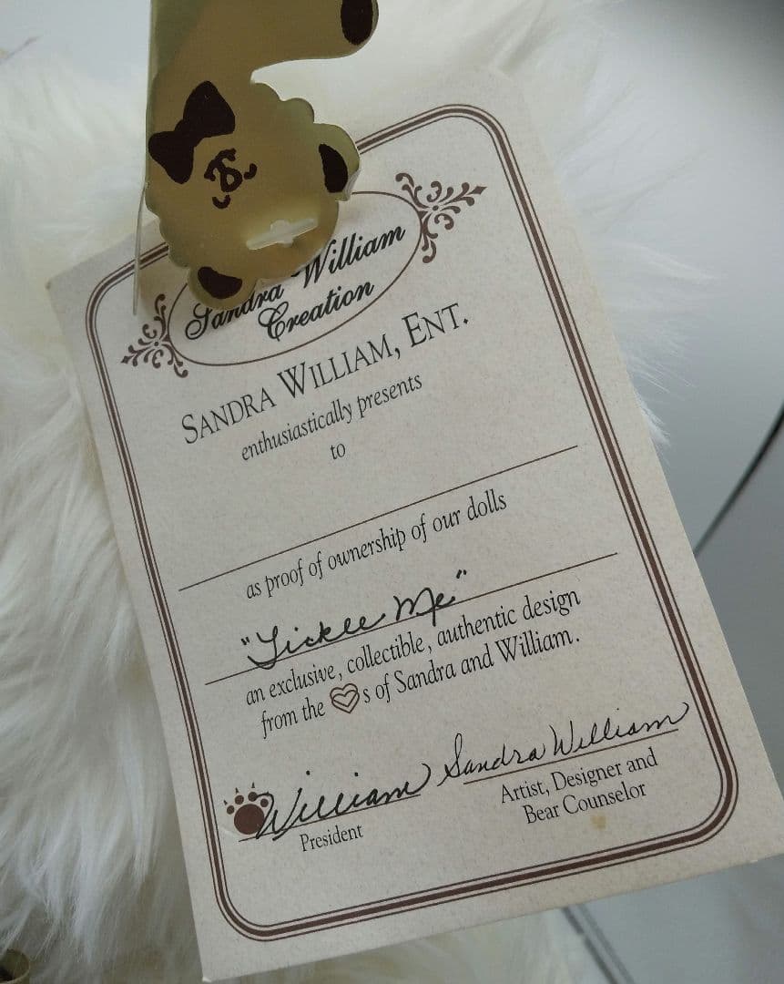 ヴィンテージ　ビスクドール ベア　ぬいぐるみ