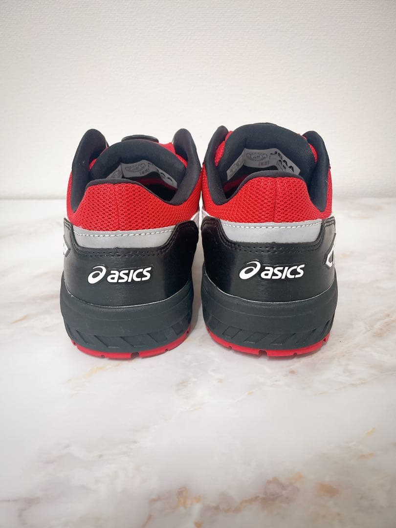 【新品未使用】アシックス　安全靴　BOAシステム 赤　asics 26.5センチ