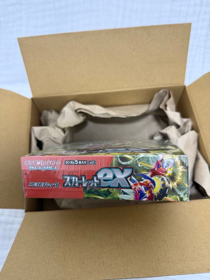未開封ポケモンカードゲーム スカーレットexシュリンク付き