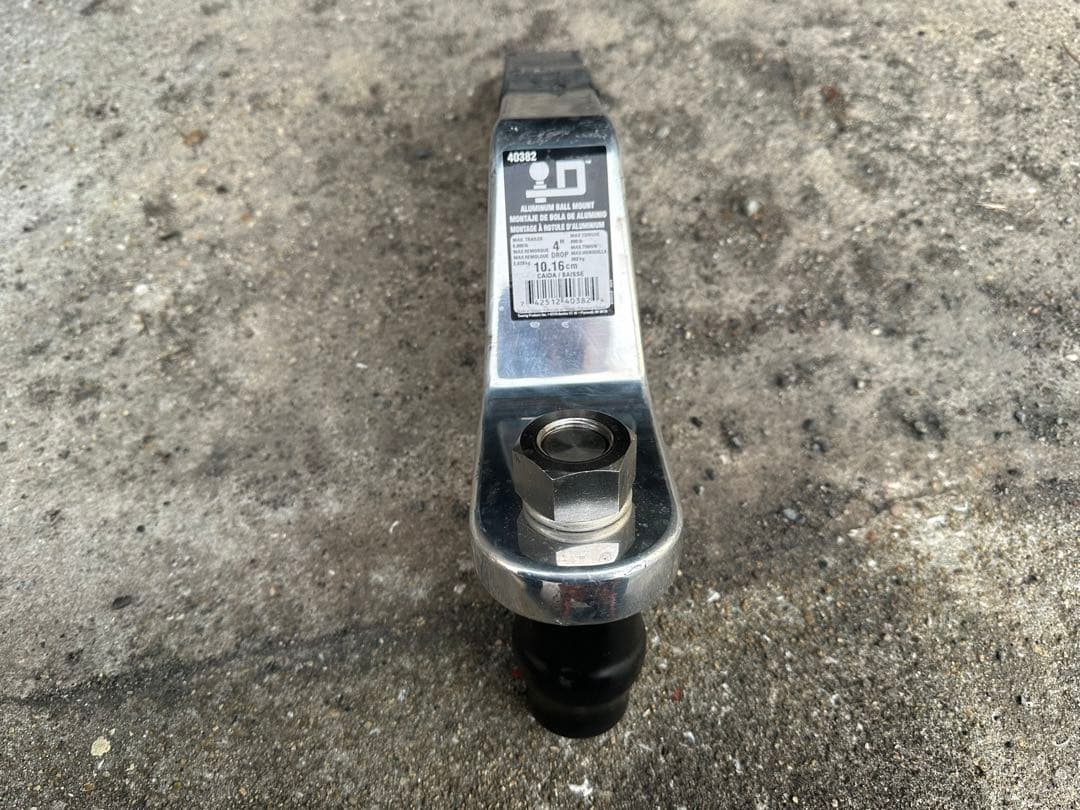 Draw-Tite 40382 アルミボールマウント＋２インチボール