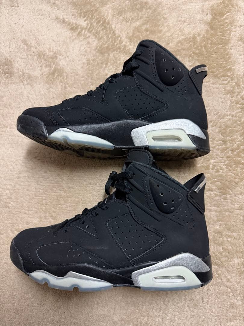 シューズ(男性用) Nike Air Jordan 6 Retro llic Silver