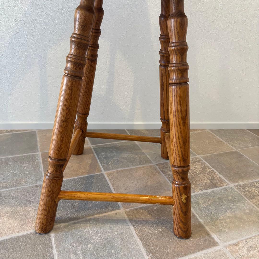 【希少品】ウッド ウィンザーチェア　回転椅子 カウンターチェア スポークチェア