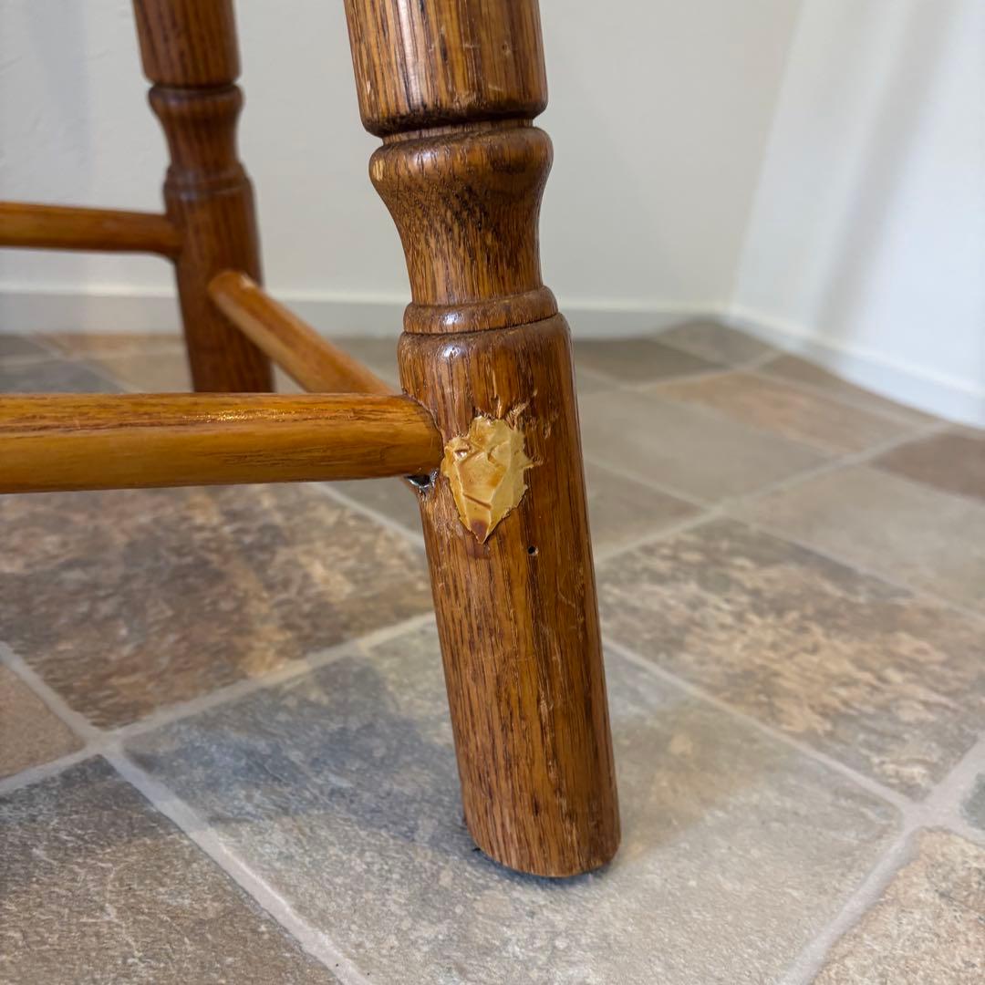 【希少品】ウッド ウィンザーチェア　回転椅子 カウンターチェア スポークチェア