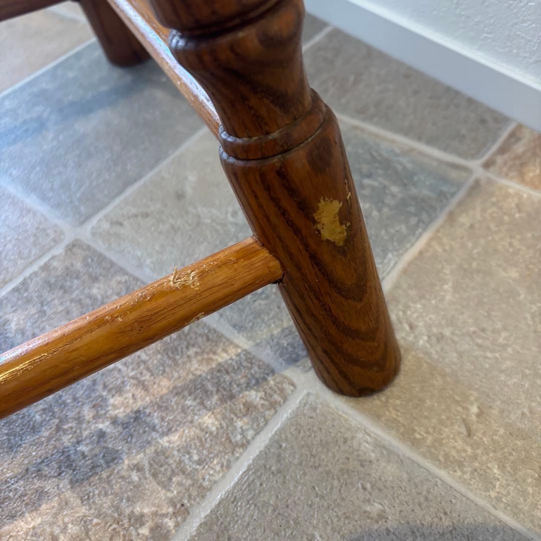 【希少品】ウッド ウィンザーチェア　回転椅子 カウンターチェア スポークチェア